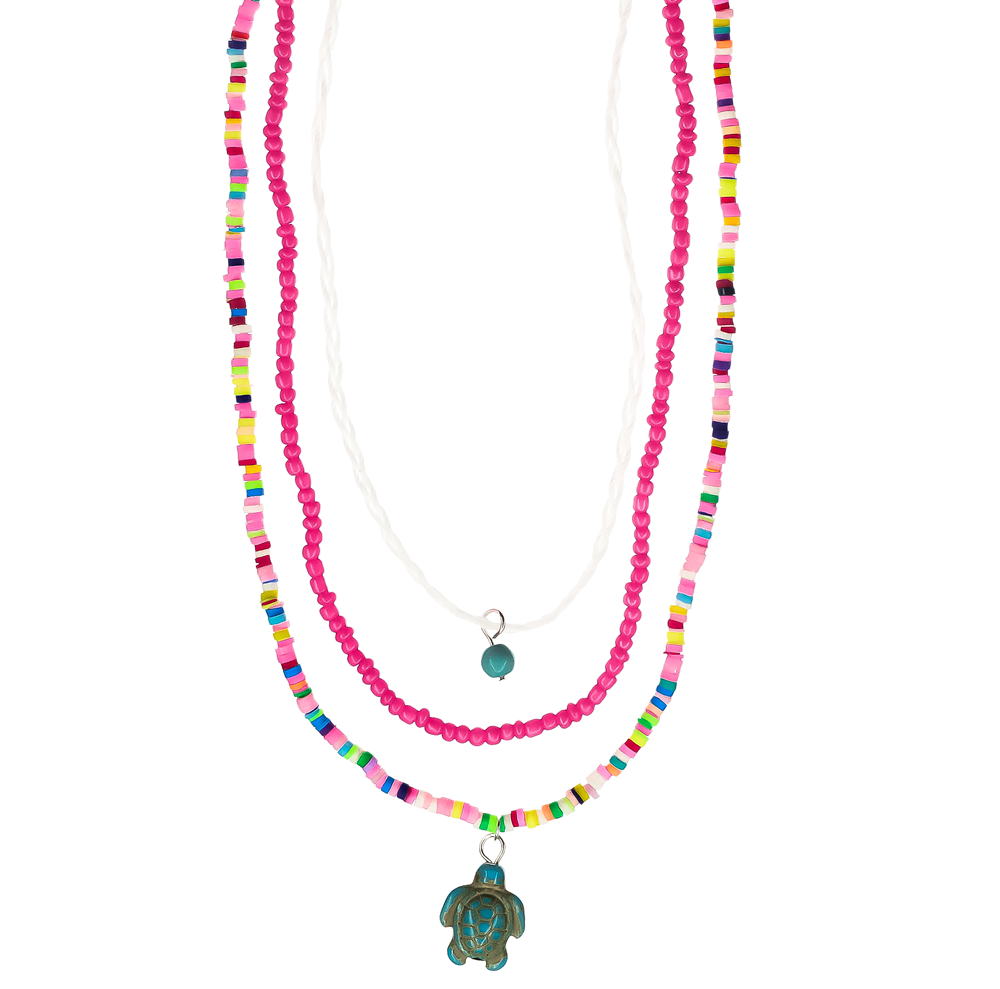 Triple Turtle Layer Necklace